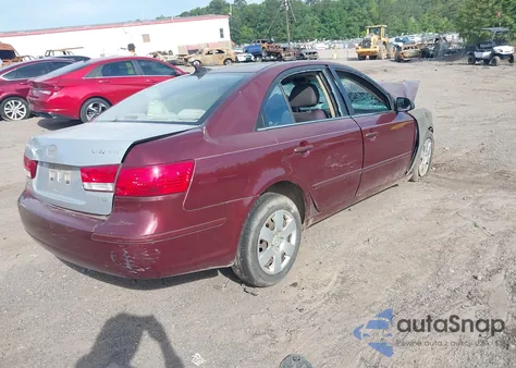 2009 Hyundai Sonata Gls from USA, damaged, VIN 5NPET46C49H496720